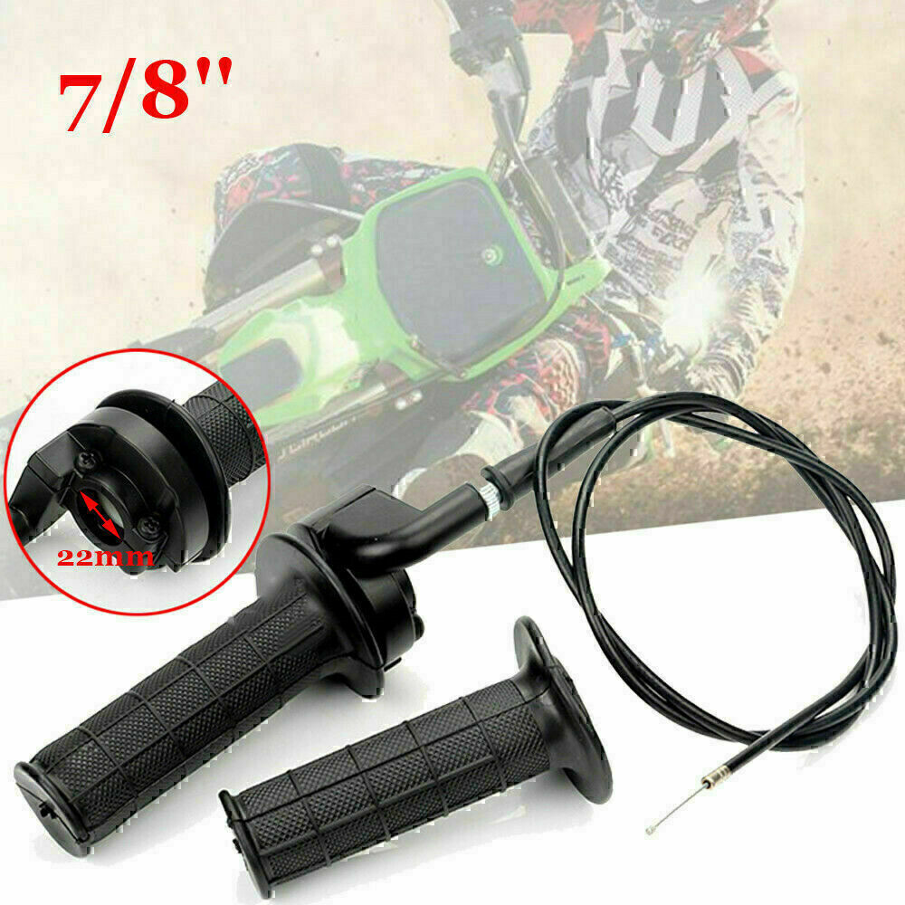 7/8 Twist Throttle Grips Cable Set Coleman Powersports CT100U for Mini Bike!