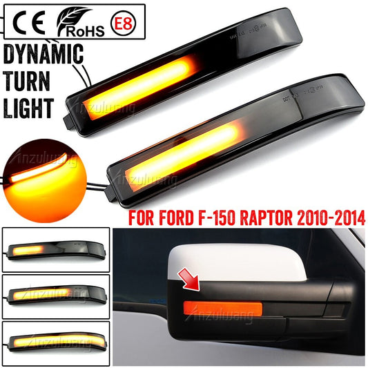 Dynamic Side Turn Signal Light for Ford F-150 2009-2014