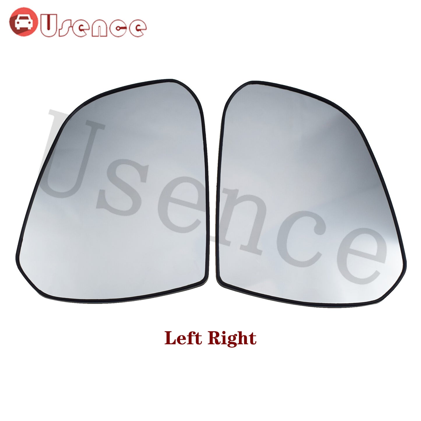 Pair Left Right Side Non-Heated Mirror Glass W/ Back for Hyundai I10 2014-2020