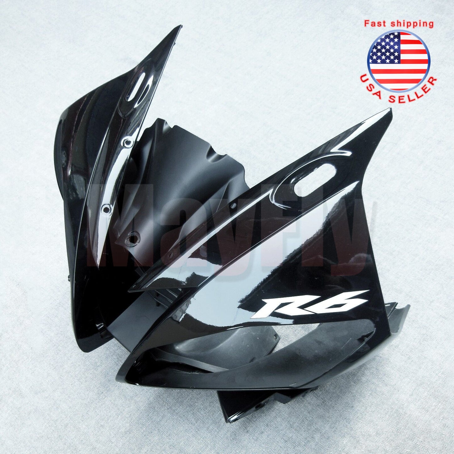 Fit for Yamaha YZF R6 2006-2007 Front Upper Fairing Headlight Cowl Nose