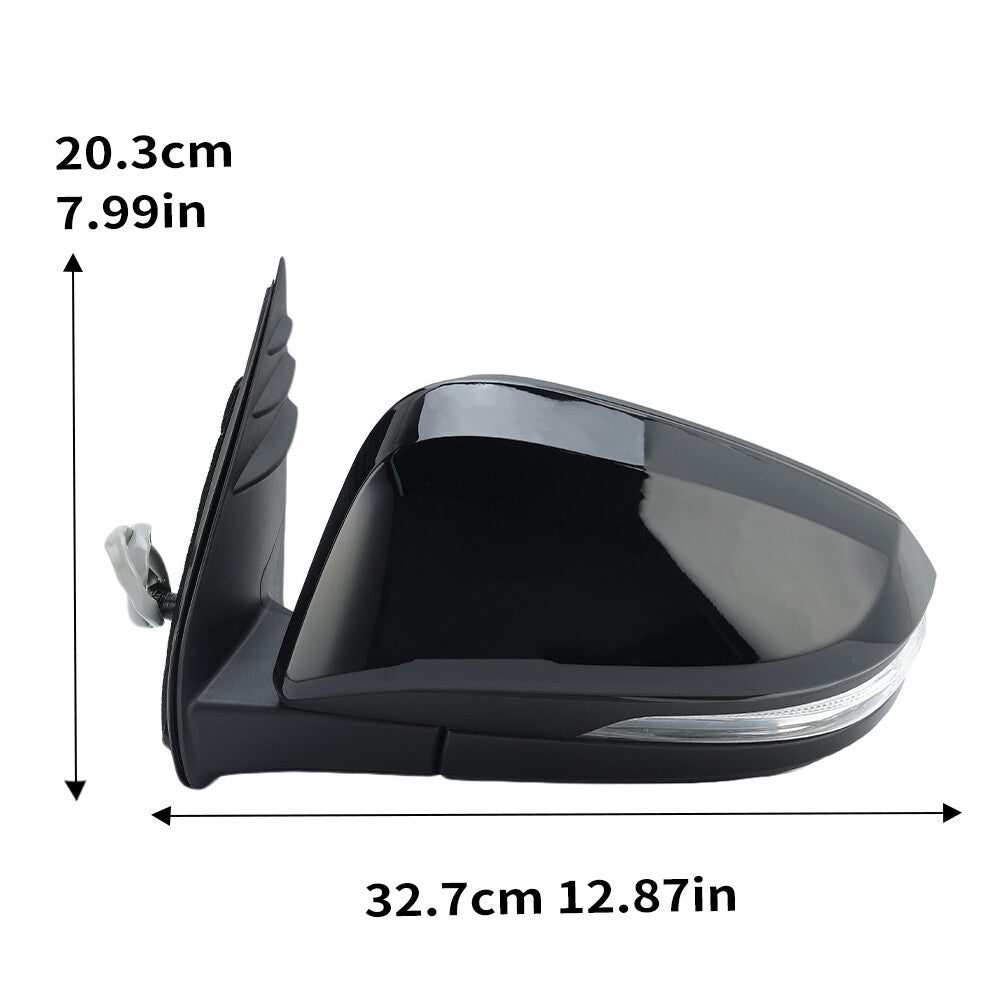 F¨¹r for Toyota Helix 2015-2020 Links Au?enspiegel R¨¹ckspiegel Spiegelglas 7 Draht
