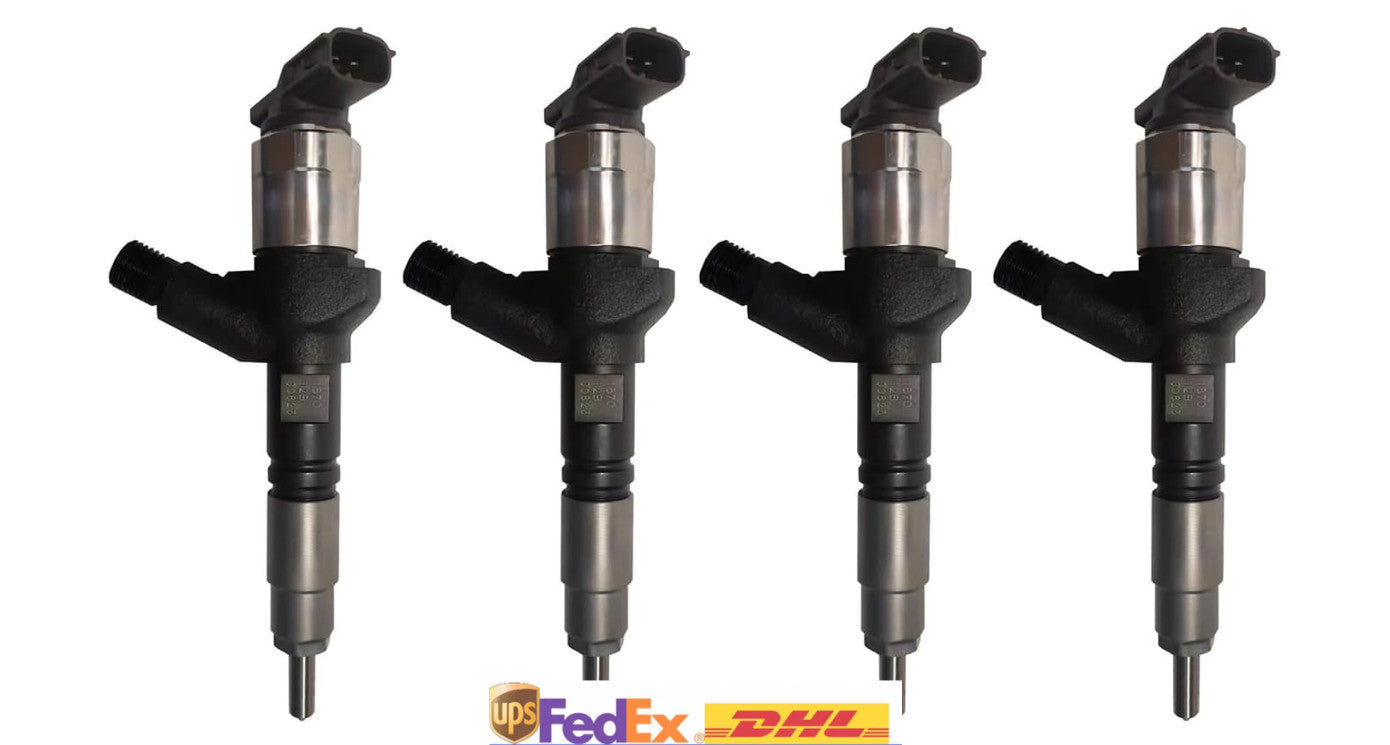 4X Fuel Injector 295050-1870 8-98249994-0 for ISUZU 4JH1 Engine
