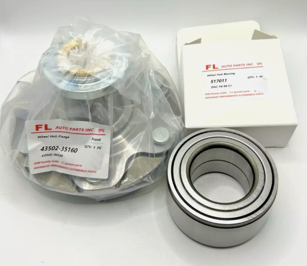 Front Wheel Hub  Bearing For 2001-2007 for Toyota Sequoia 4WD 43502-35160 One Side