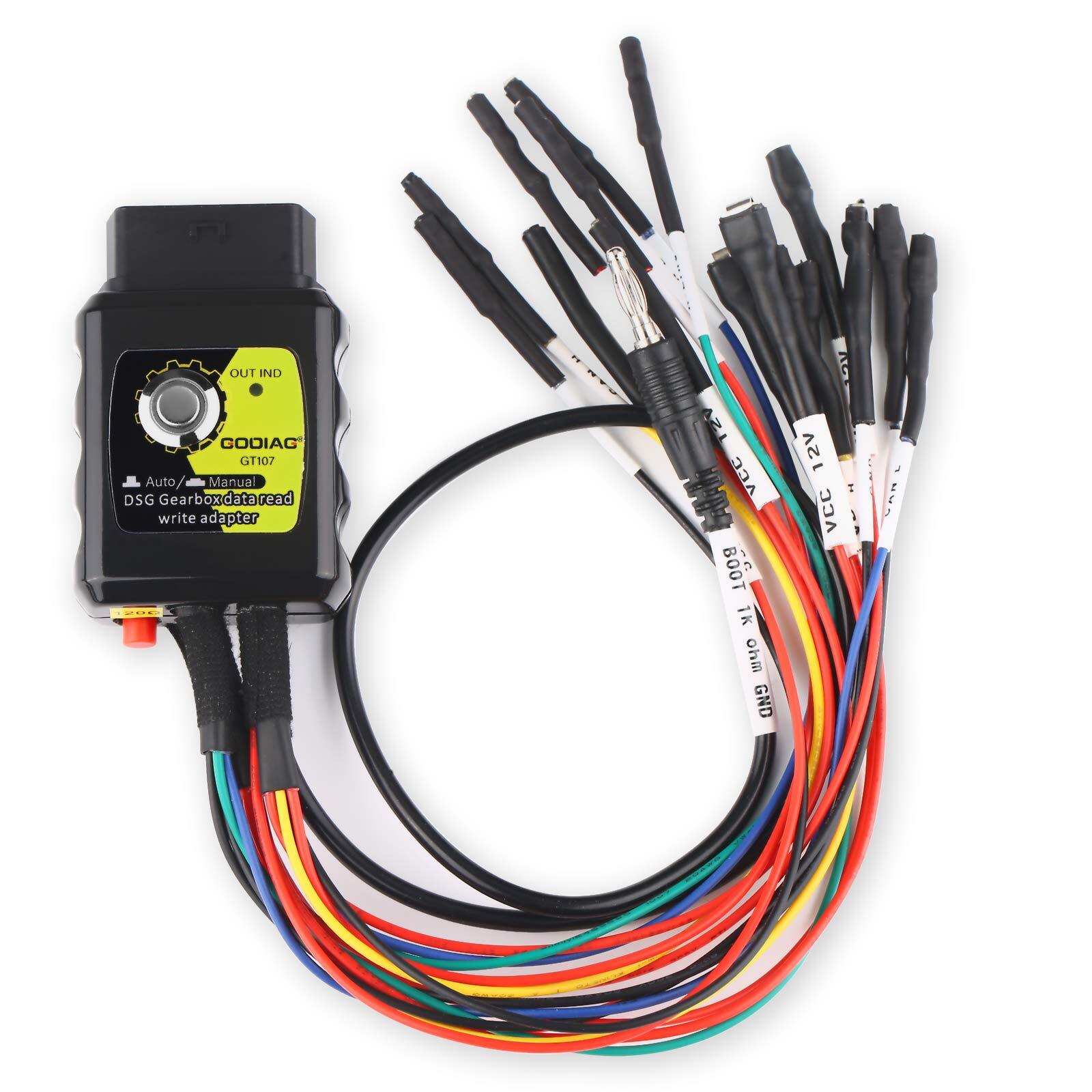 Godiag GT107+GT105 DSG Gearbox Data Read/Write Adapter ECU IMMO Kit For VL381 HK