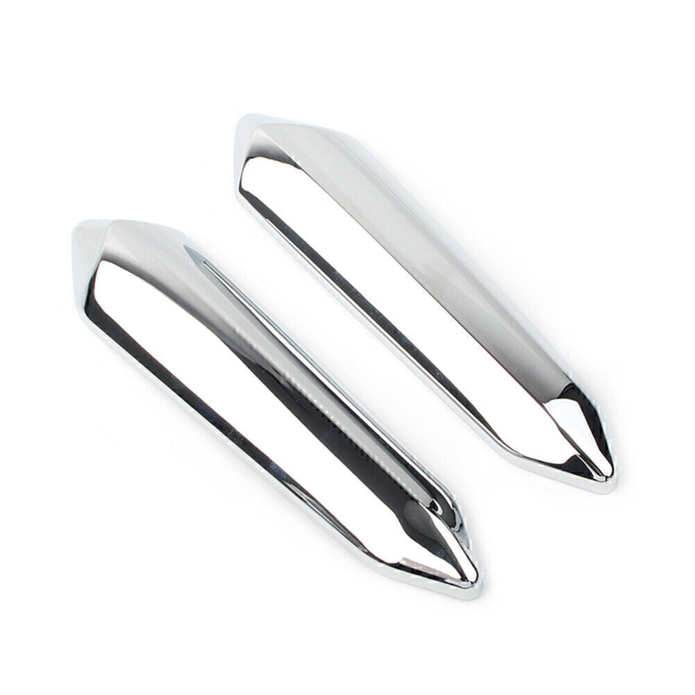2x Chrome ABS Windscreen Windshield Strut Covers Fit for Honda Goldwing GL1800