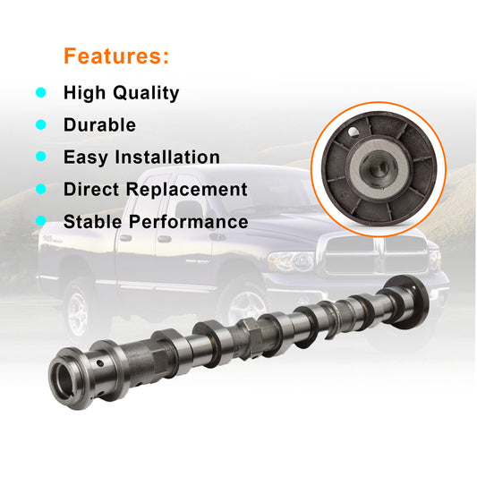 Left Side Exhaust Camshaft for CHRYSLER for DODGE for CHALLENGER for JEEP for RAM New 5184377AE