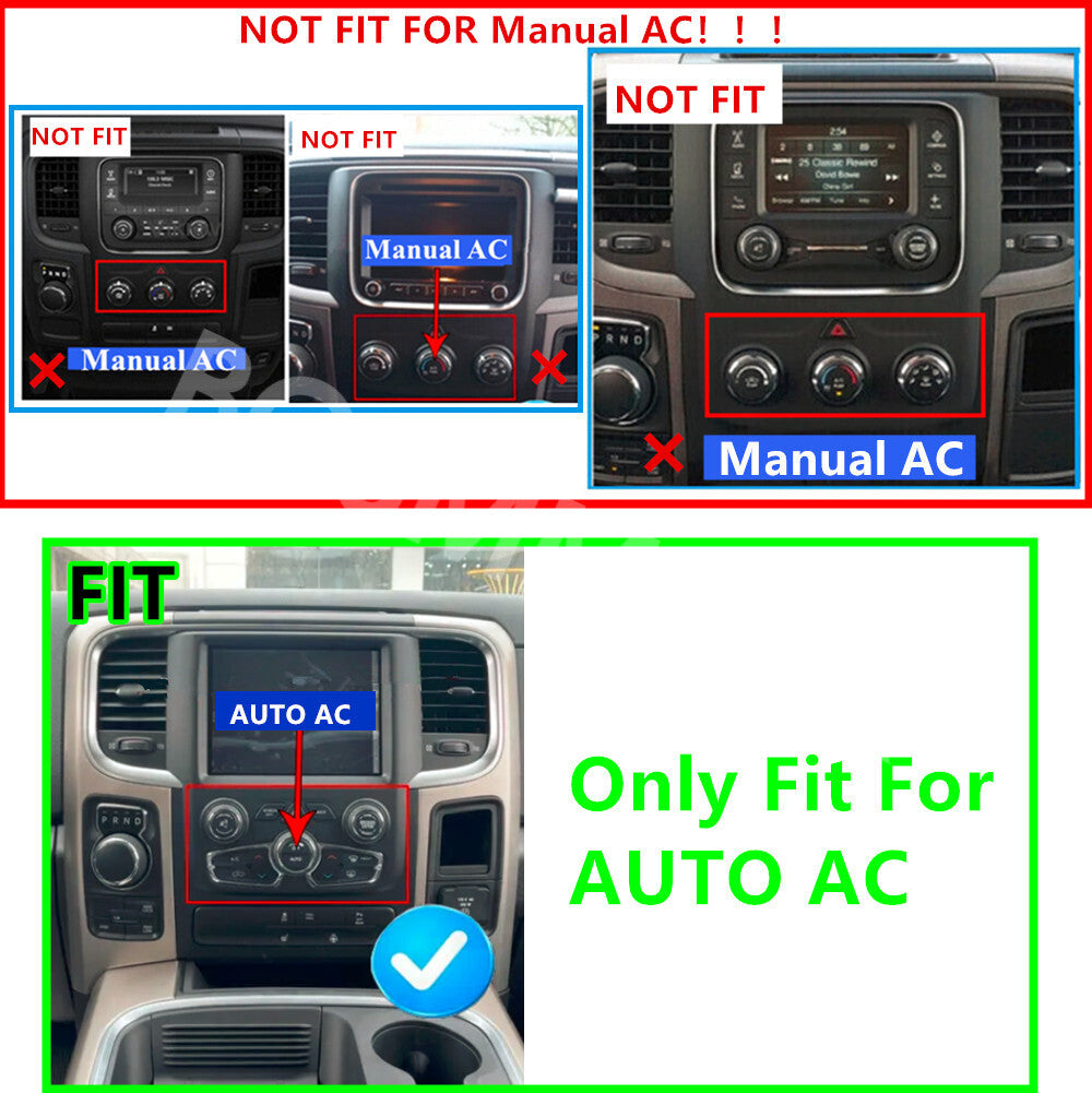 Fit for Dodge for RAM 1500 2500 3500 2013-2018 Car GPS Headunit Radio Stereo Camera