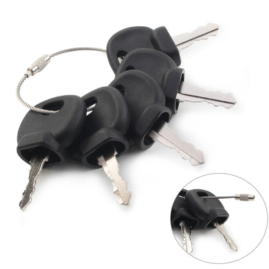 Ignition Keys 14707 14607 5755124 8035807 8U-9569 940451 For JCB Equipment 5pcs
