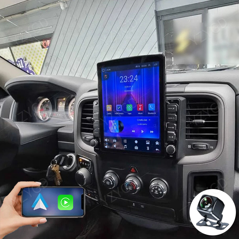 9.7 Car Stereo Radio for Ram 1500 Classic 2019-2024 Android Carplay GPS Screen