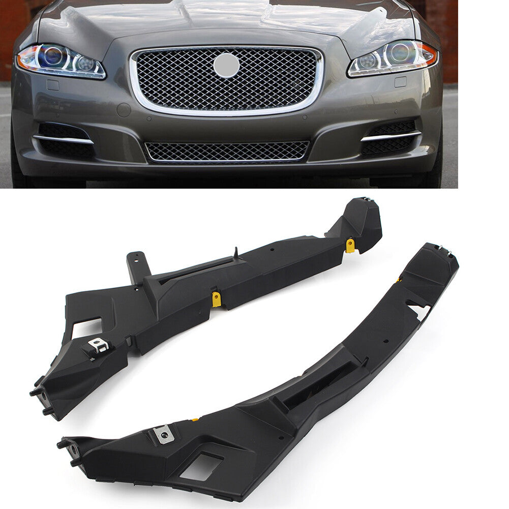 2x C2D43335 Front Bumper Mount Bracket Fit for Jaguar XJ 2010-2019 2018 2017 2016