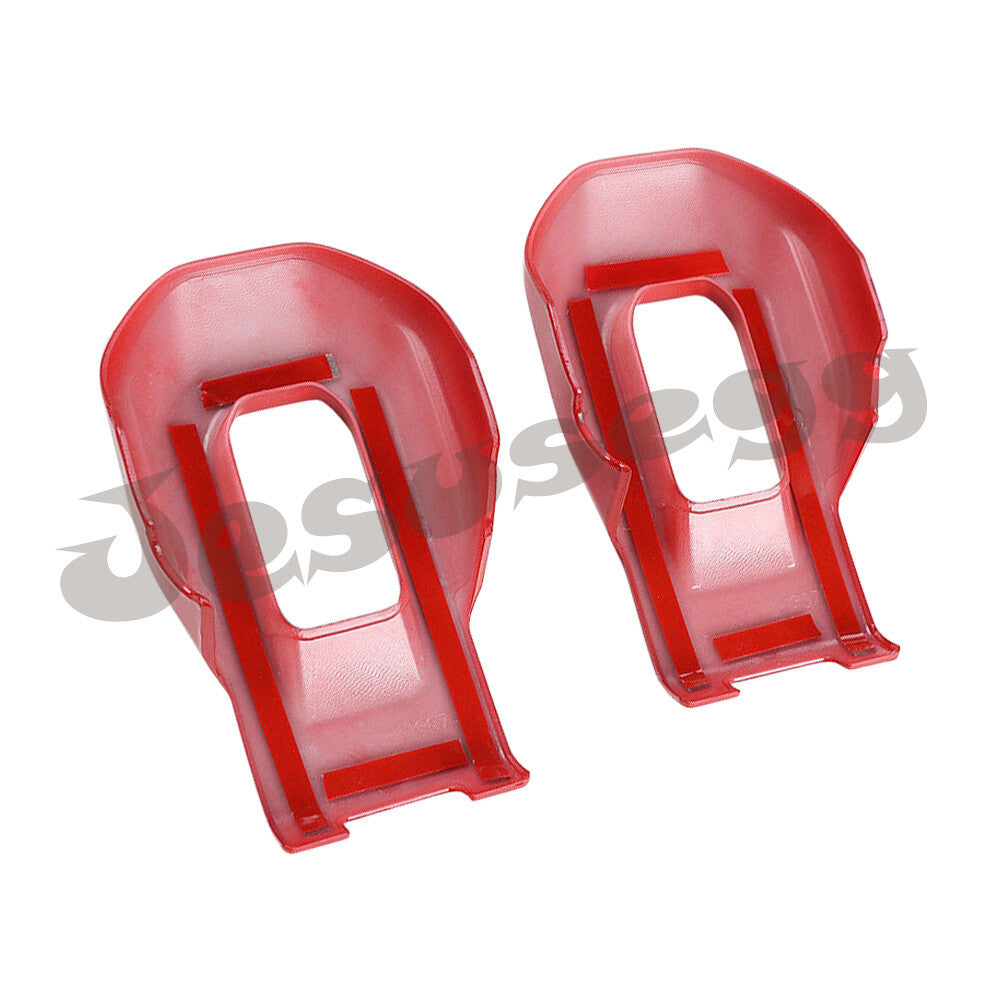 Engine Hood Cover Side Lock Latch Buckle Cover Trim Red For 18-21 for Jeep for Wrangler