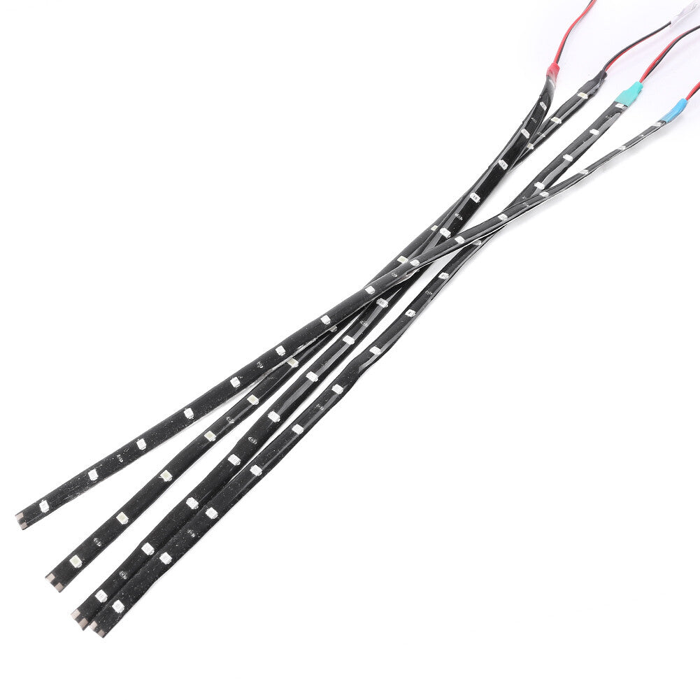 Waterproof 30cm LED Strip Light For Car Trucks Motor White Blue Red Green 12V