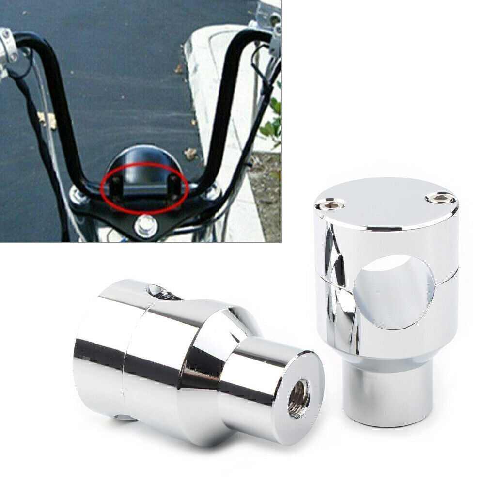 Motor Lenker Lenkerhalterung Adapter Riser Klemme f¨¹r for Honda for Harley Chrom