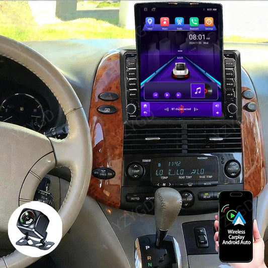 Android Auto Carplay for Toyota for Sienna 2004-2010 Car Radio GPS Stereo Screen BT
