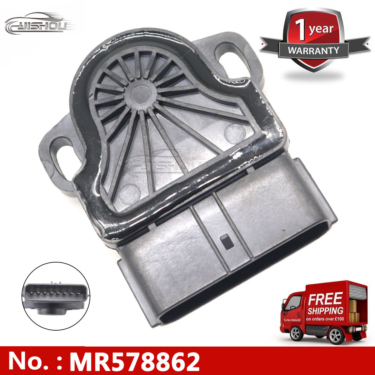 MR578861 and MR578862 are suitable for Mitsubishi Lancer Outlander pedal throttle position sensors.