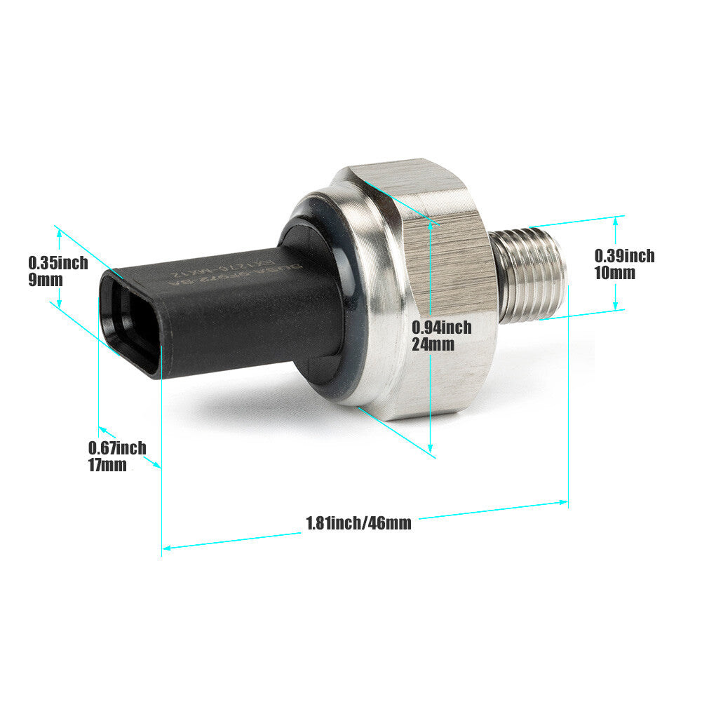 BU5A-9F972-BA Fuel Pressure Sensor for Ford Focus Fusion 2013-2019 BU5A-9F972