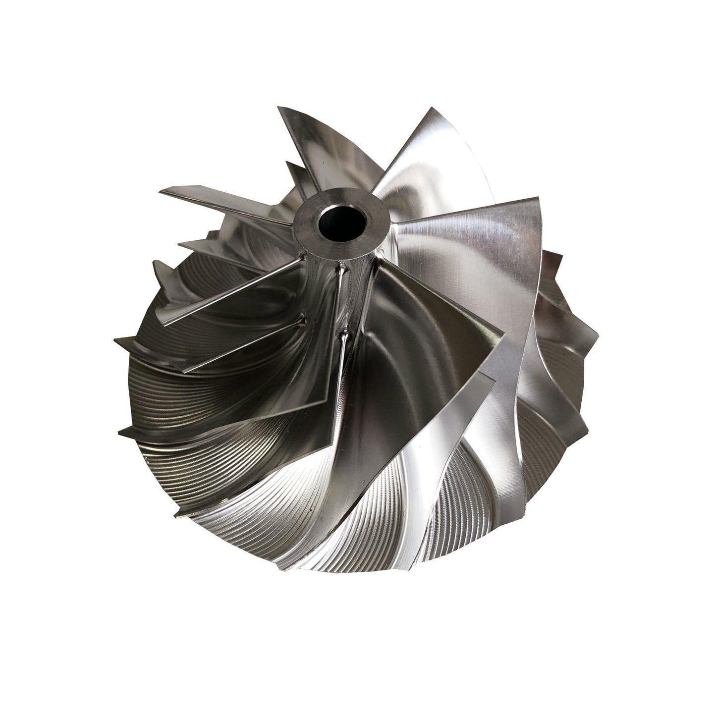 TD05H Reverse 55.50/76.13 mm 7+7 Blade Turbine Blank Compressor Wheel 30 Degrees