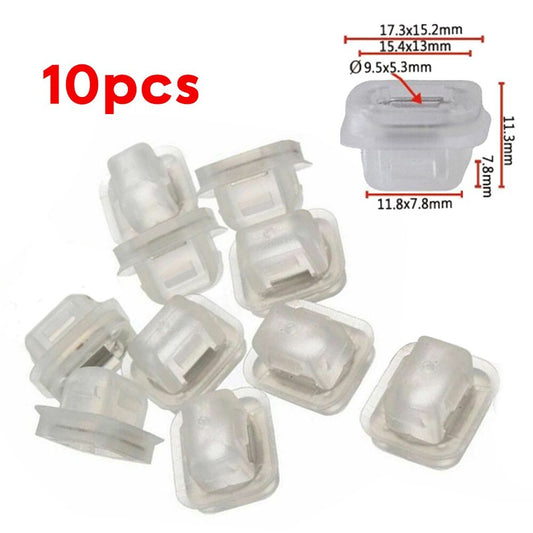 White Insert Door Trim Strip Moulding Clips Grommets For E46 E90 E91 E92