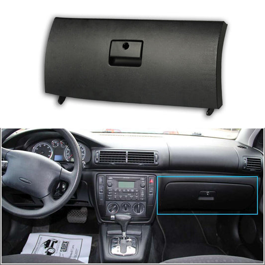 Door cover/glove box cover replacement part, black, for Volkswagen for Golf , for Jetta A4, MK4, and for Bora Wagon.