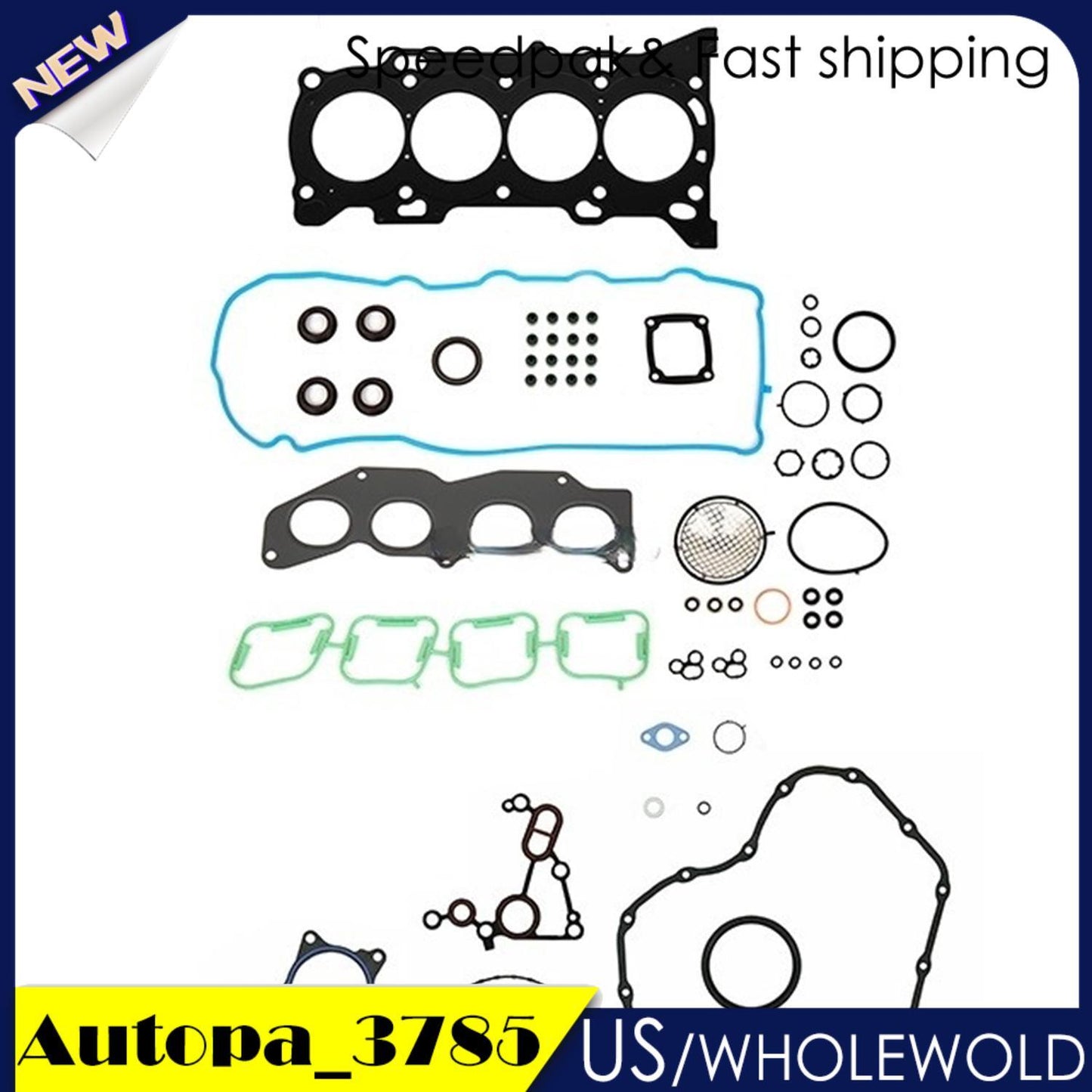Engine Overhaul Gasket Seals Kit for Toyota for Camry Rav4 for Scion tC 2.5L 2ARFE 09-16