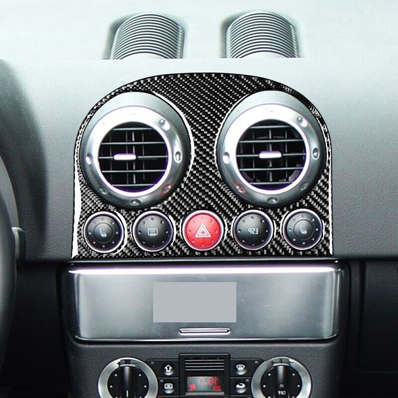 carbon fiber automotive air vent socket cover trim for Audi TT 8N 2001-2005-2006