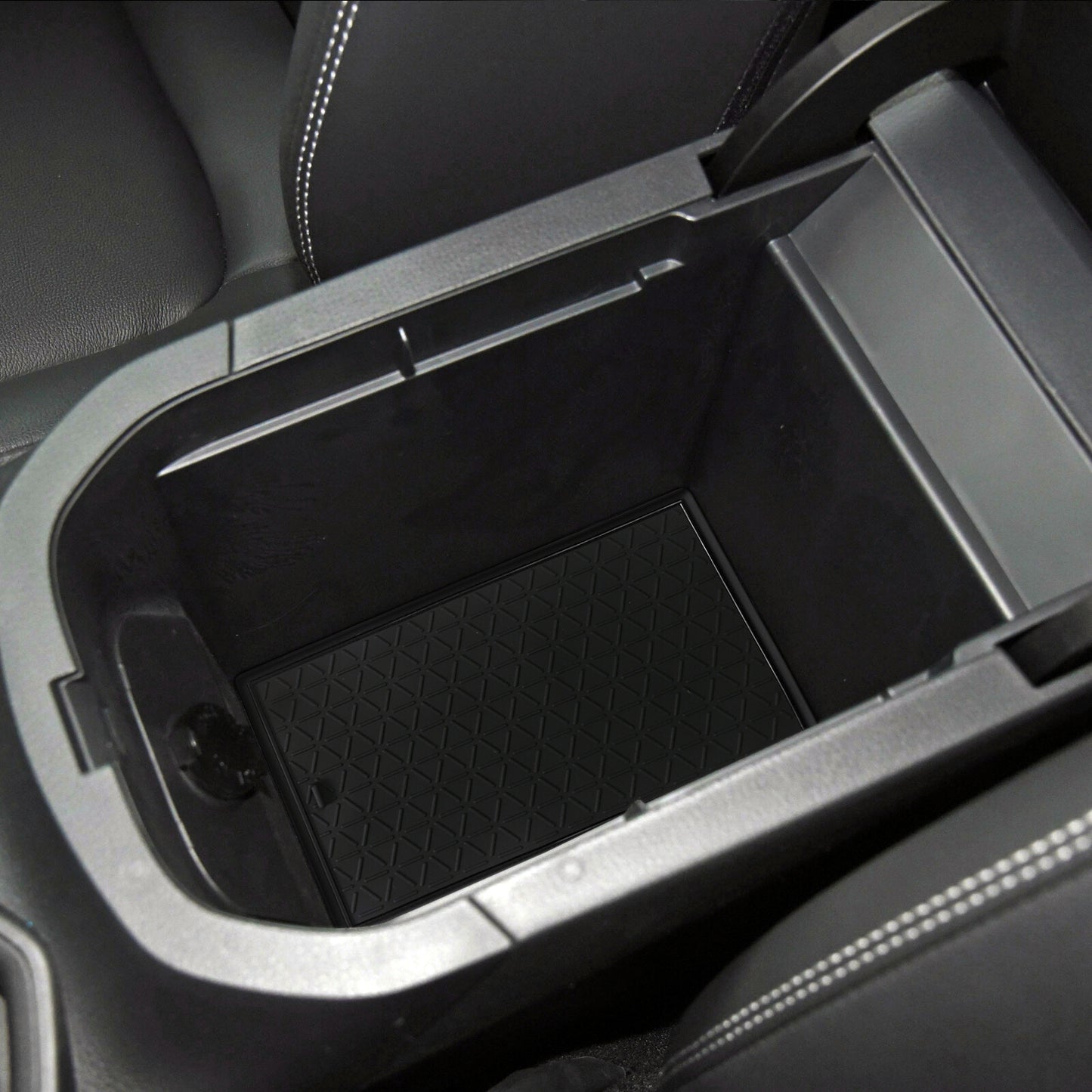 Gate Slot Cup Pad for Toyota RAV4 2019 ~ 2022 XA50 Accessories Door Mat BLACK