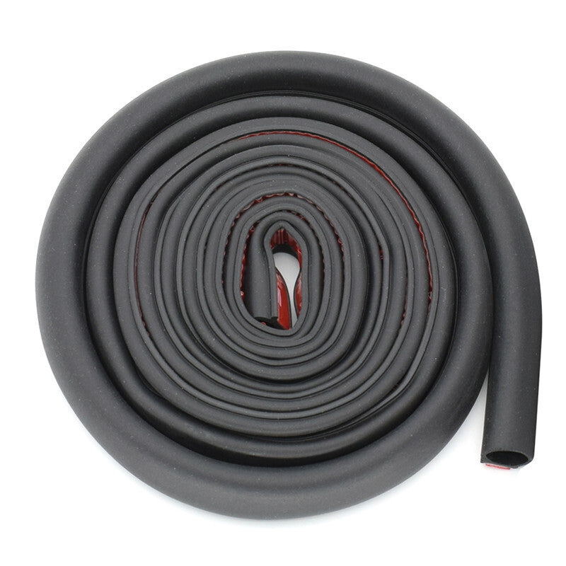 Car 8m Big D Shape Mat Door Window Edge Rubber Weatherstrip Strip Sealing Pad