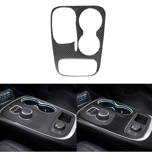Carbon Fiber Gear Shifter Frame Cover Trim for Dodge Durango 2014-2020 Type C