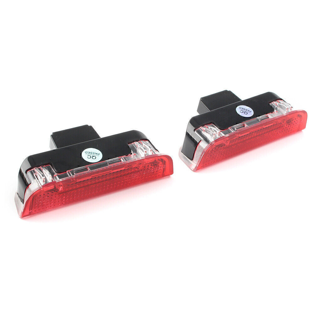 Premium White Red LED Side Door Courtesy Lights Fit for VW for Golf EOS for Jetta for Passat
