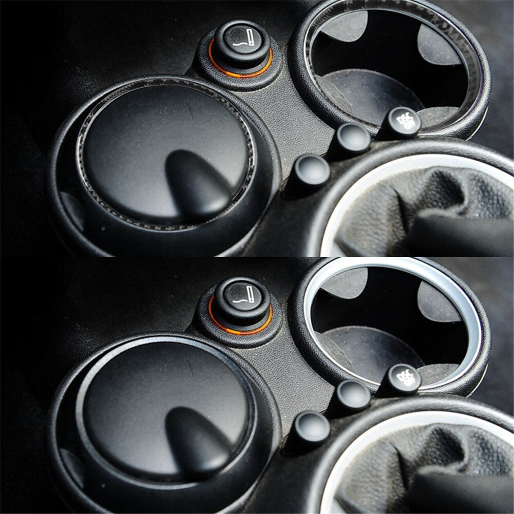 2007-2010 Carbon Fiber Indoor Center Water Cupoler Cover Trim for Mini Cooper