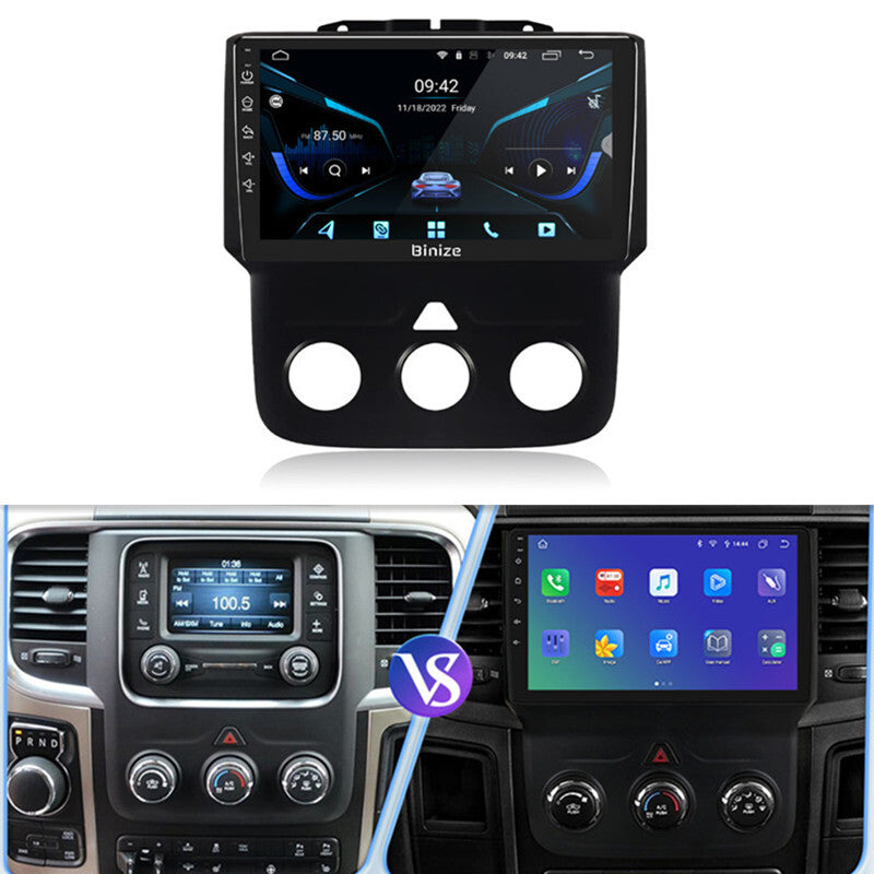 Car Radio for Dodge for RAM 1500 Multimedia Stereo Carplay Android Auto GPS Navigati