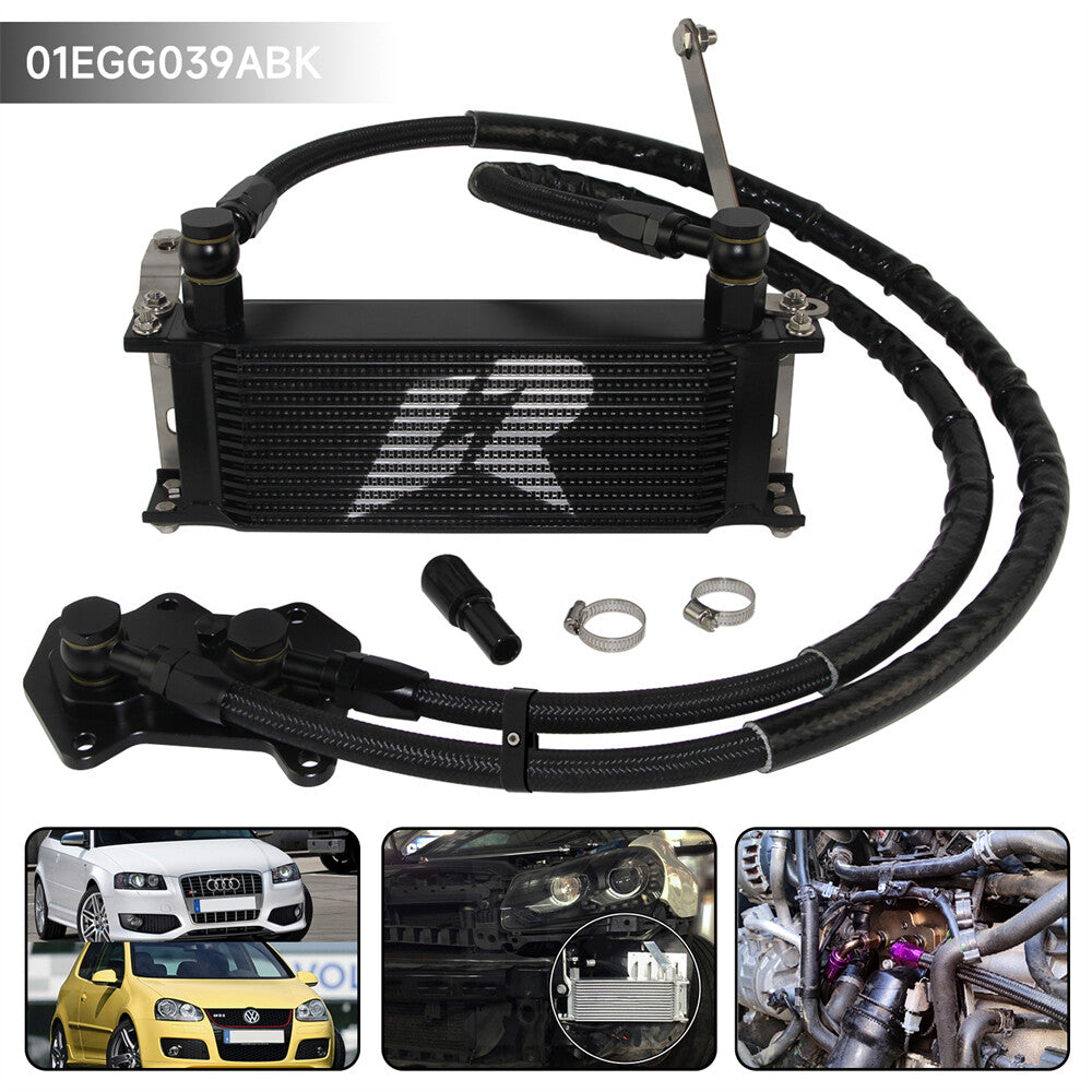 14 Row Oil Cooler Kit for VW for Golf R GTI MK5 MK6 03-08  for AUDI A3/S3 06-08 EA113