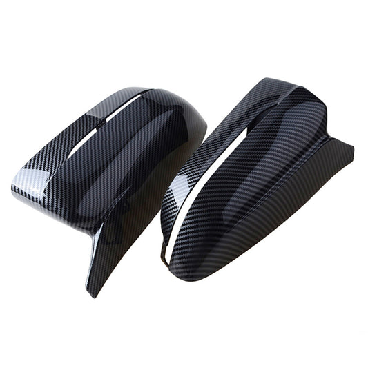 Rearview mirror covers and door flap covers suitable for 2017-2020 for BMW G30 and G20, made of carbon fiber.