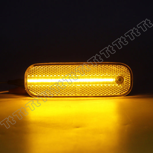 LED side marker lights, amber and red, suitable for Infiniti G20 P10 91-96 P11 99-02 (4 pieces)
