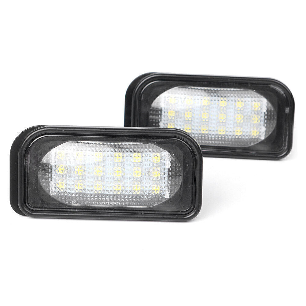 for Mercedes Benz W203 4D 2000-07 2006 05 2x LED License Plate Number Light Lamp