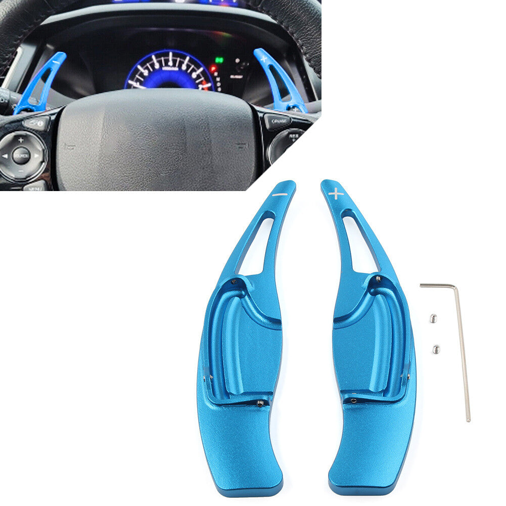 Steering Wheel Paddle Shifter Extension for Honda for Civic 9th 2012-2015 Blue
