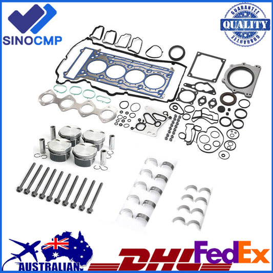 Engine Overhaul Rebuild Kit for Mercedes-Benz W203 W204 W211 1.8 Supercharged