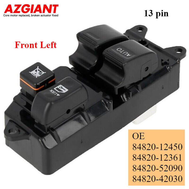 Power WINDOW SWITCH FRONT LEFT DRIVER for 1999 - 2005 for Toyota Yaris Echo Verso