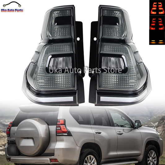 1 Pair Tail Light Rear Stop Lamp for Toyota for Land Cruiser Prado LC150 2018-2020
