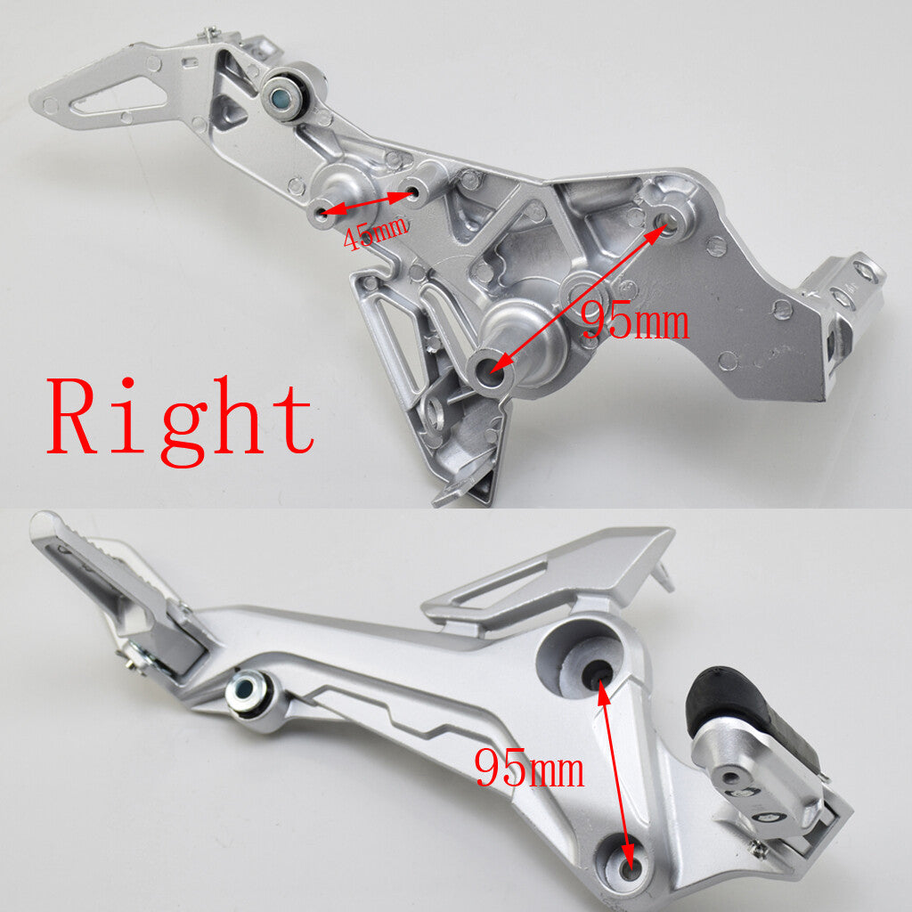 Aluminum Alloy Footpegs Assembly RightLeft Electric Vehicle for Honda MSX125
