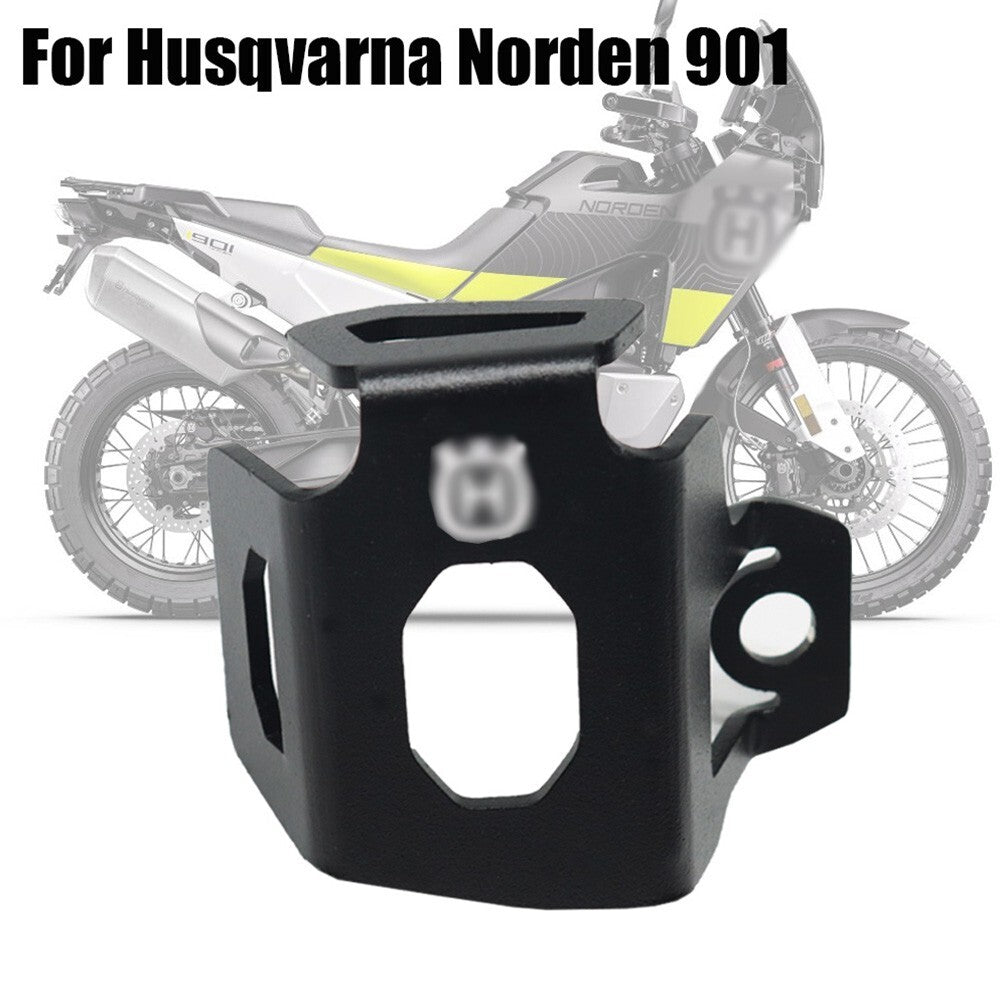 For Husqvarna Norden 901 2022 Rear Brake Fluid Reservoir Guard Cover Protector