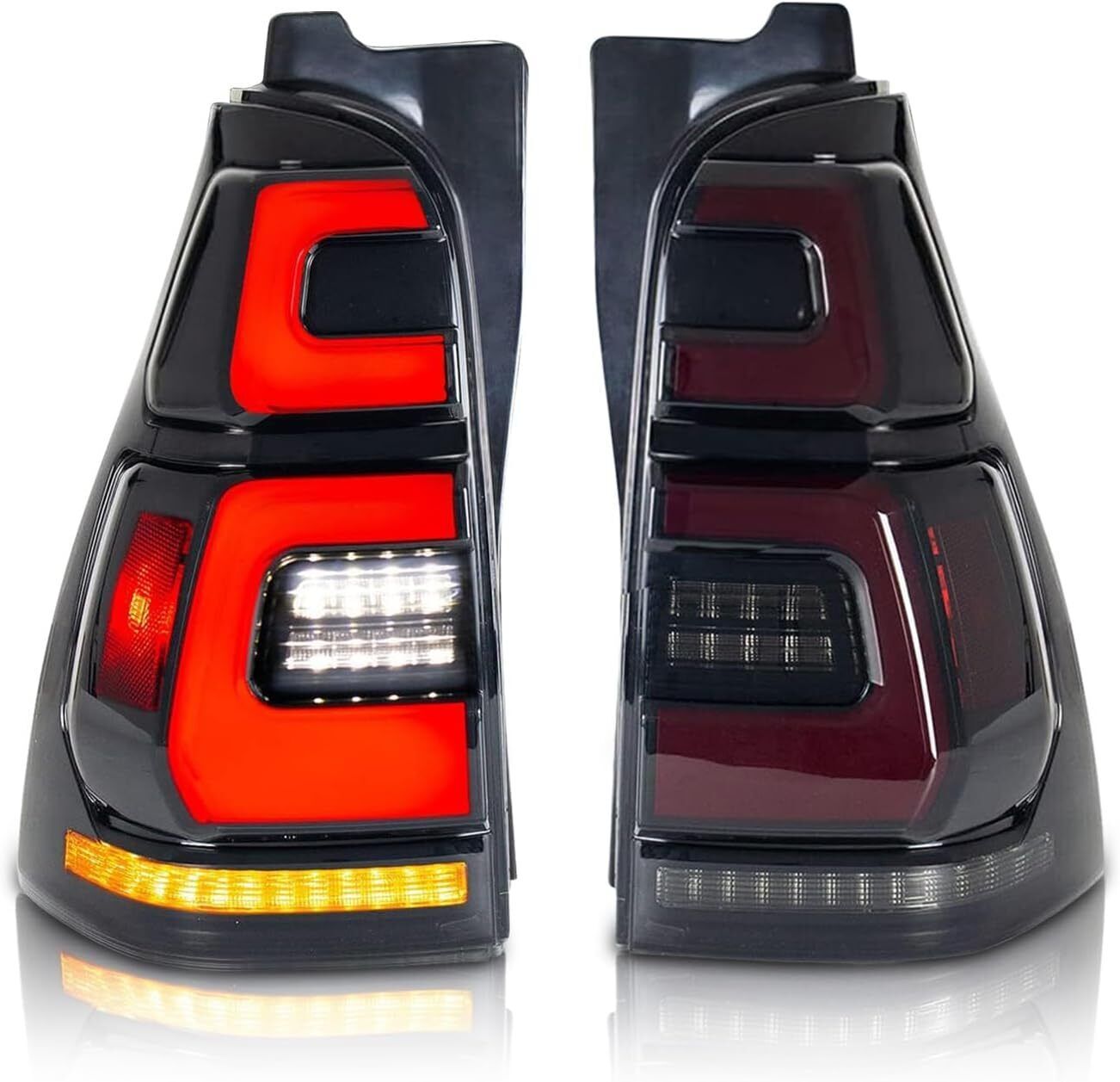 1. Dual LED taillight start-up animation applicable to for Toyota 4Runner 2003-2009