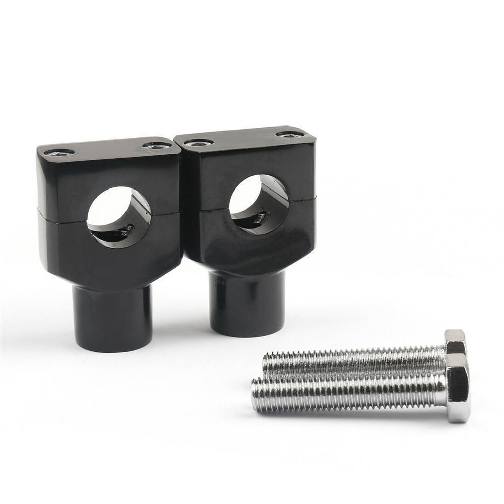 Motorcycle Black 1 Handlebar Risers Clamps Handle Bar Mount for Harley for Honda