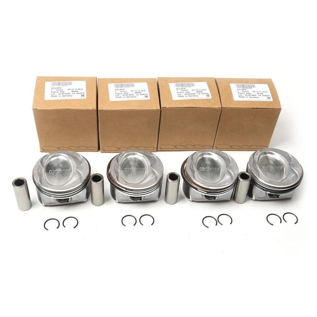 4x Pistons Rings Set 76.51mm OE for VW for Audi A1 for VW CC 1.4TFSI CAVD BLG CTH