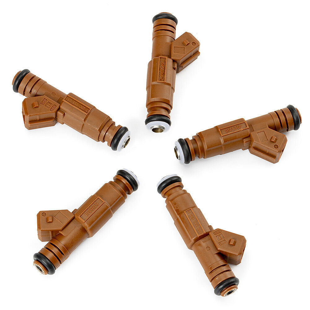 5X 0280155831 Fuel Injectors for Volvo S80 C70 S60 V70 2.4L 2.5L