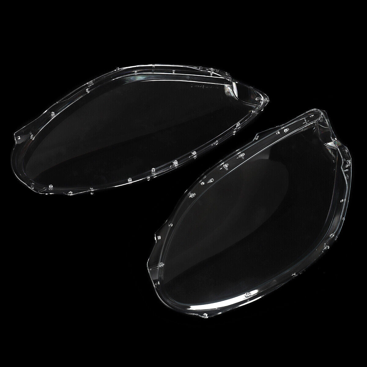 2pcs Front Headlight Lens Cover Shell LampShade for Porsche Macan 2015-2018