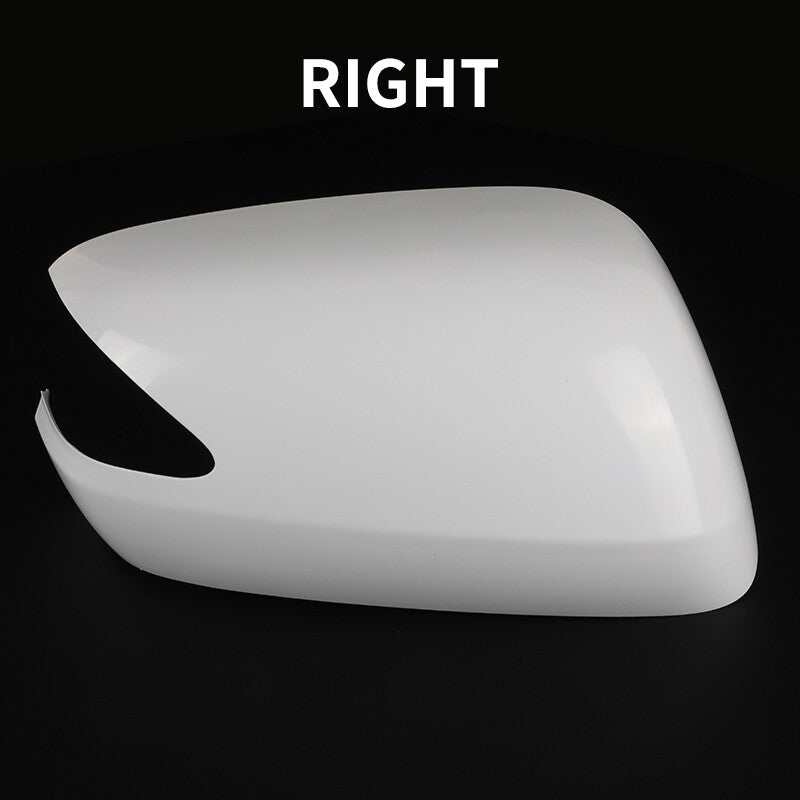 White Right Passenger Rearview Mirror Cover Cap for Honda Fit Jazz 2009-2013