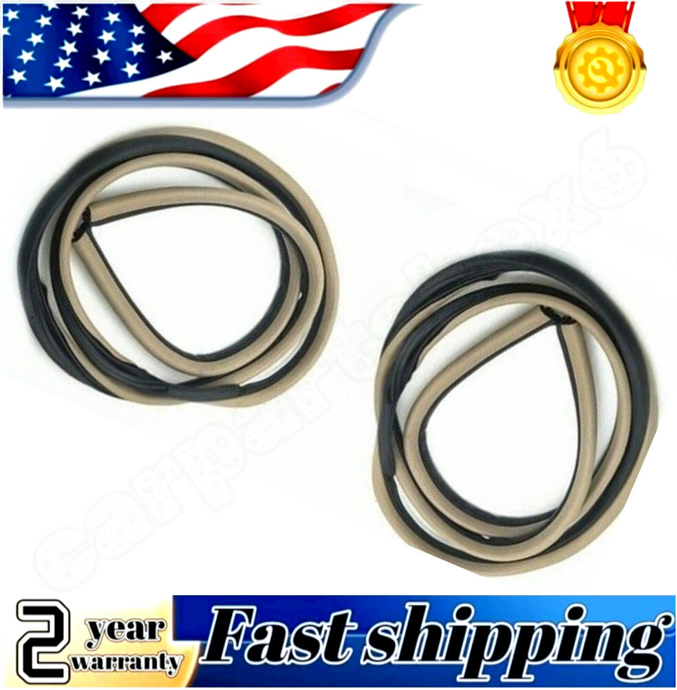 Rear R  L door rubber Weatherstrip body sealant for Honda Accord sedan 03-2007