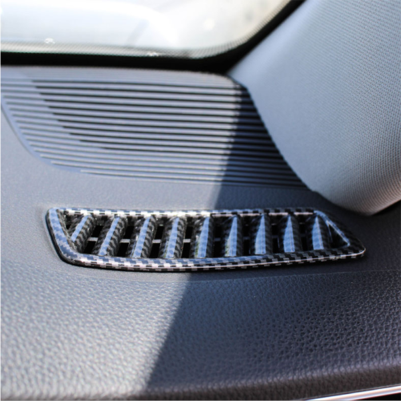 Carbon Fiber Dashboard Upper Air Vent Outlet Cover for Toyota Venza 2021-2023ABS