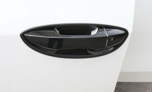 for Toyota for Corolla 14-19 Exterior Door Handle Bowl Cover Trim Carbon Fiber Style
